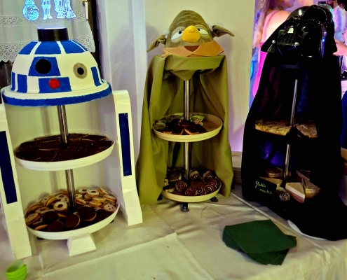 Star Wars esküvői desszertasztal